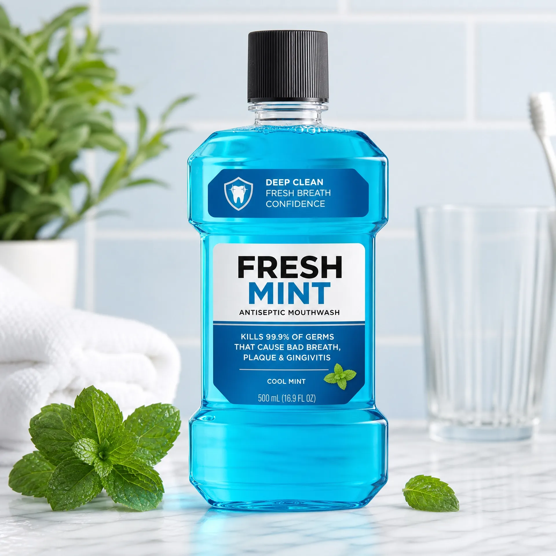 Sparkling White Mouthwash 215ml
